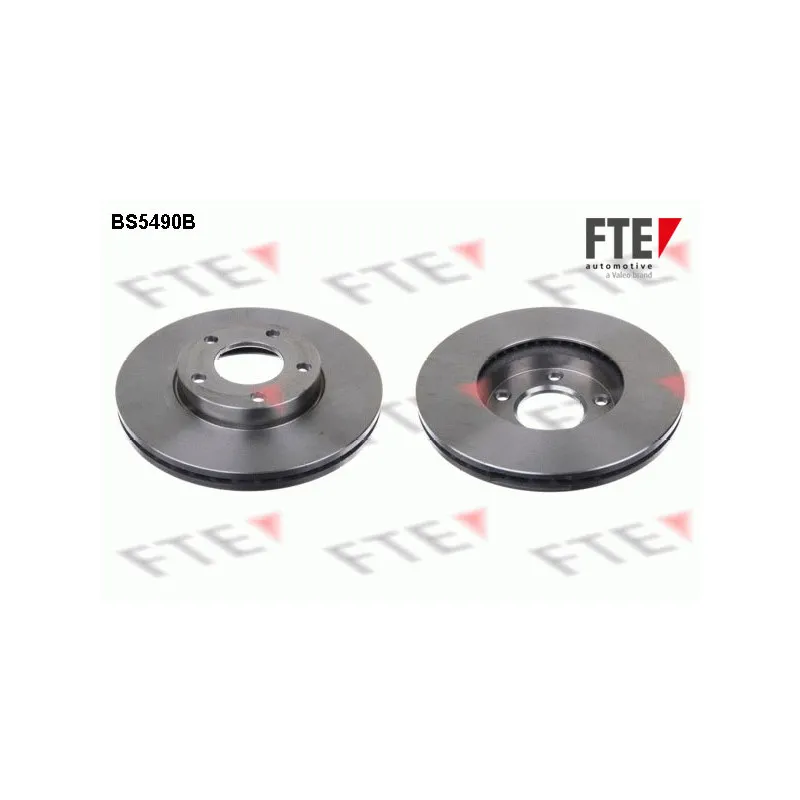 Jeu de 2 disques de frein avant FTE BS5490B