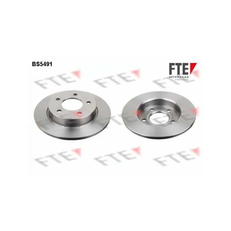 Jeu de 2 disques de frein arrière FTE BS5491