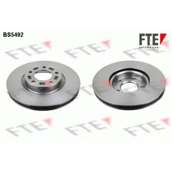 Jeu de 2 disques de frein avant FTE BS5492