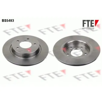 Jeu de 2 disques de frein arrière FTE BS5493