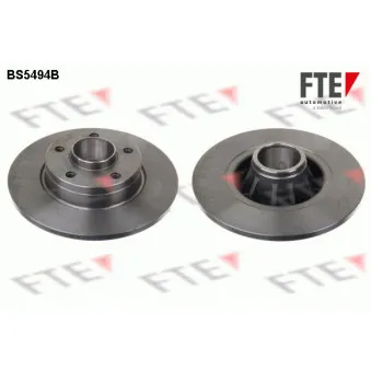 Jeu de 2 disques de frein arrière FTE BS5494B