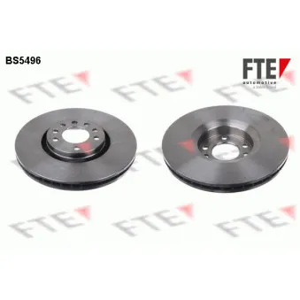 Jeu de 2 disques de frein avant FTE BS5496