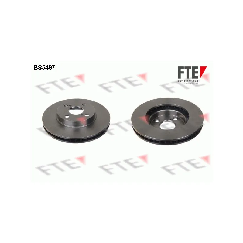 Jeu de 2 disques de frein avant FTE BS5497