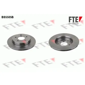 Jeu de 2 disques de frein arrière FTE BS5505B