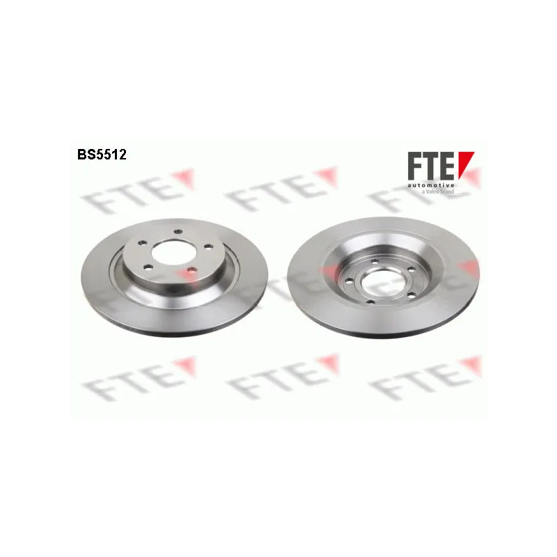 Jeu de 2 disques de frein arrière FTE BS5512