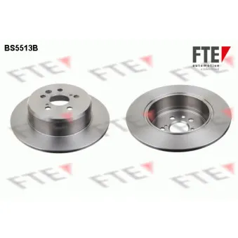 Jeu de 2 disques de frein arrière FTE BS5513B