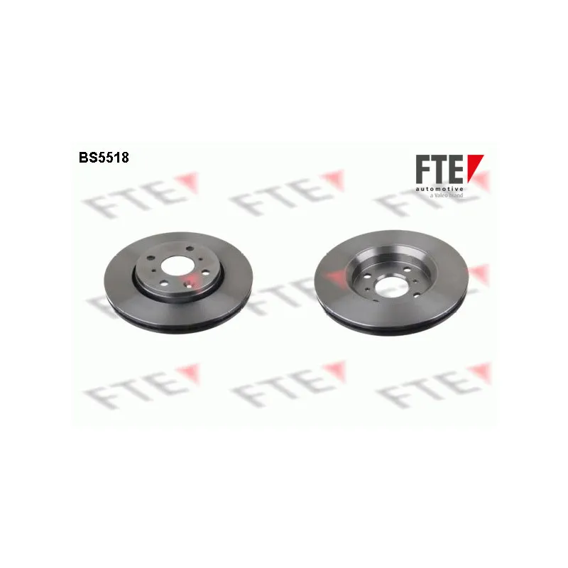 Jeu de 2 disques de frein avant FTE BS5518