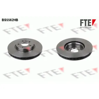 Jeu de 2 disques de frein avant FTE BS5562HB
