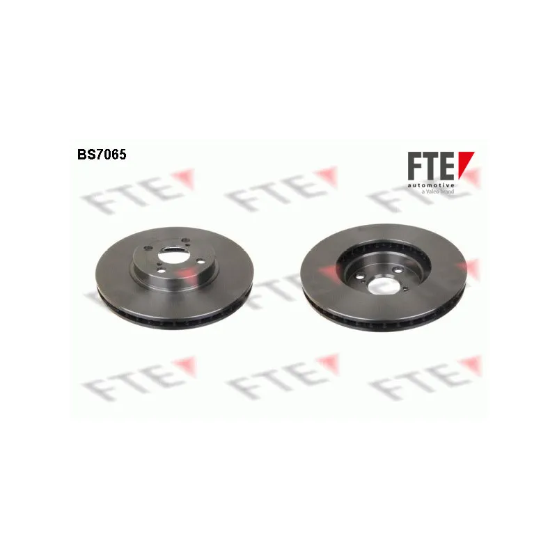 Jeu de 2 disques de frein avant FTE BS7065
