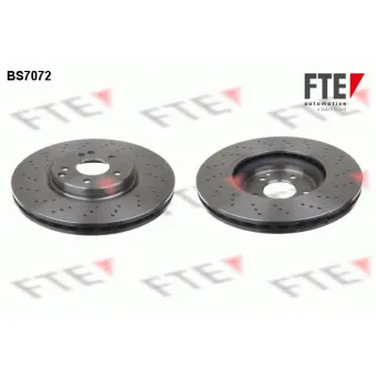 Jeu de 2 disques de frein avant FTE BS7072