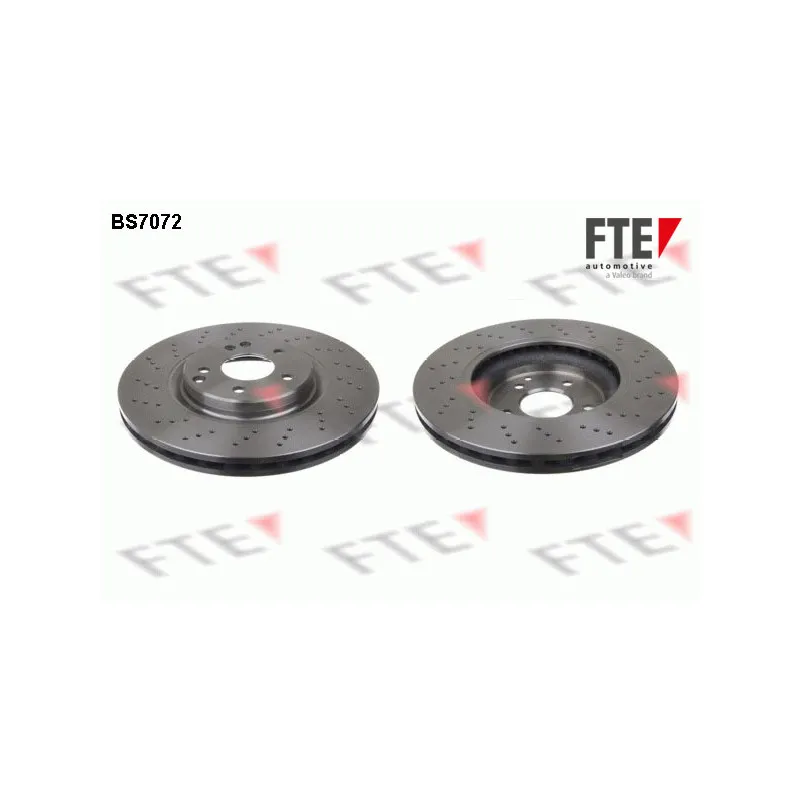 Jeu de 2 disques de frein avant FTE BS7072