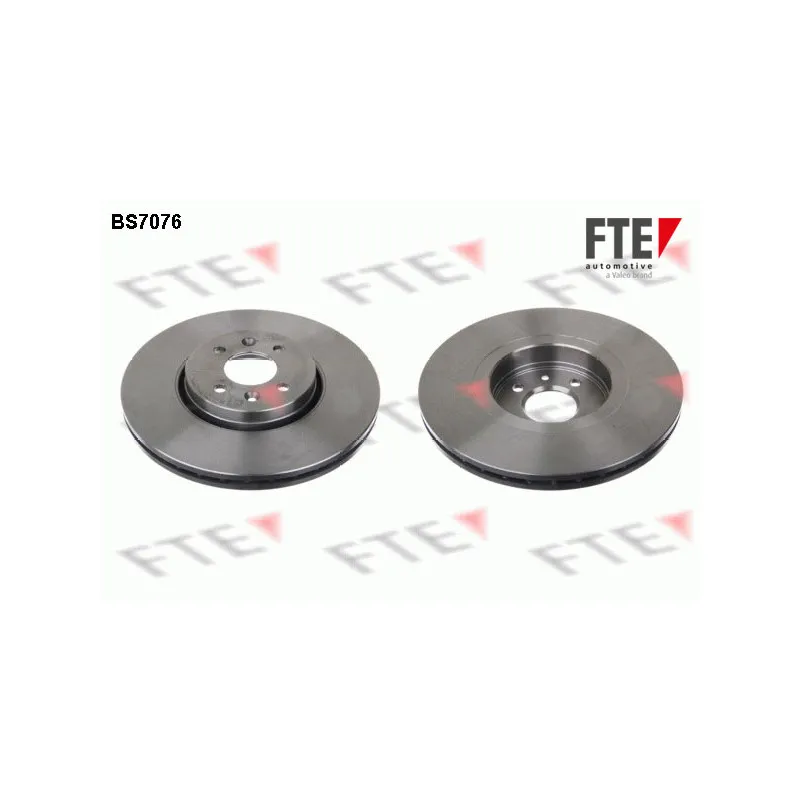 Jeu de 2 disques de frein avant FTE BS7076