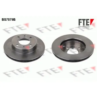 Jeu de 2 disques de frein avant FTE BS7079B