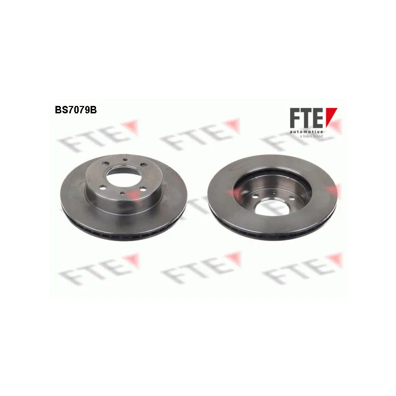 Jeu de 2 disques de frein avant FTE BS7079B