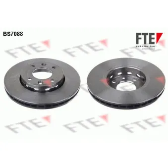 Jeu de 2 disques de frein avant FTE BS7088