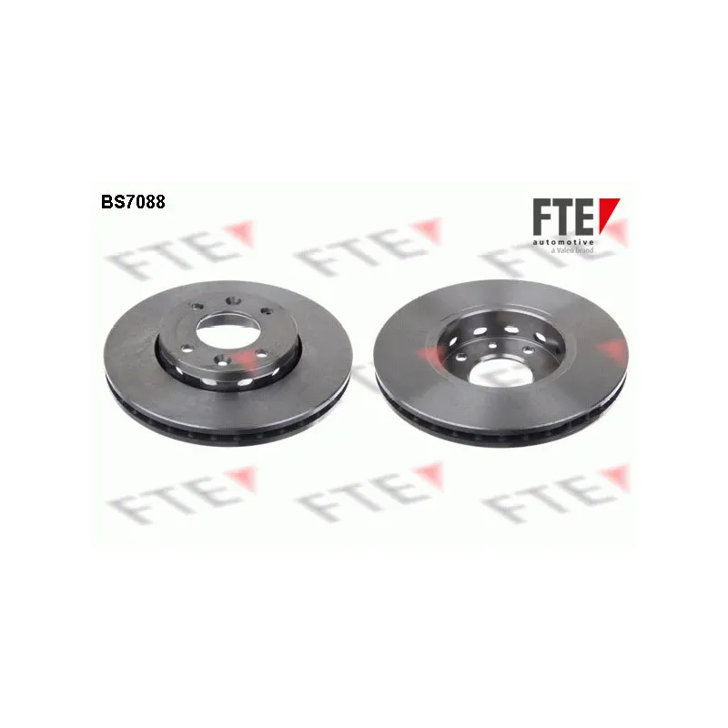 Jeu de 2 disques de frein avant FTE BS7088