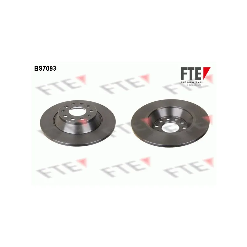 Jeu de 2 disques de frein arrière FTE BS7093
