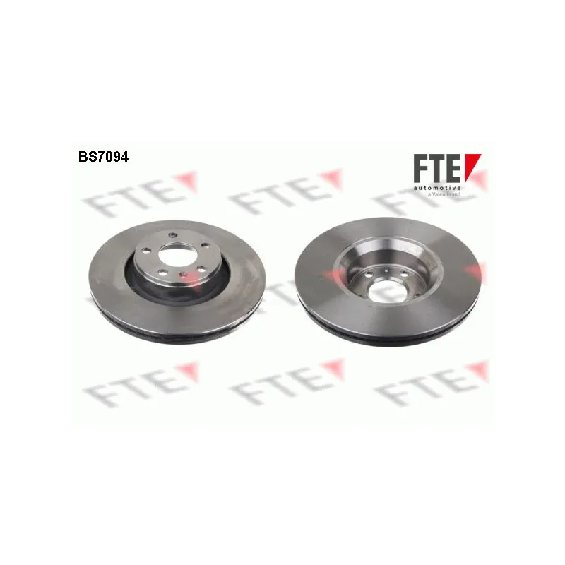 Jeu de 2 disques de frein avant FTE BS7094