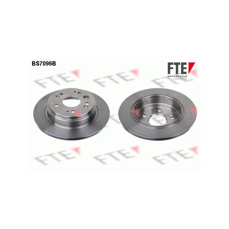 Jeu de 2 disques de frein arrière FTE BS7096B