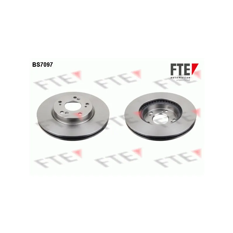 Jeu de 2 disques de frein avant FTE BS7097
