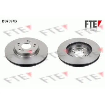 Jeu de 2 disques de frein avant FTE BS7097B