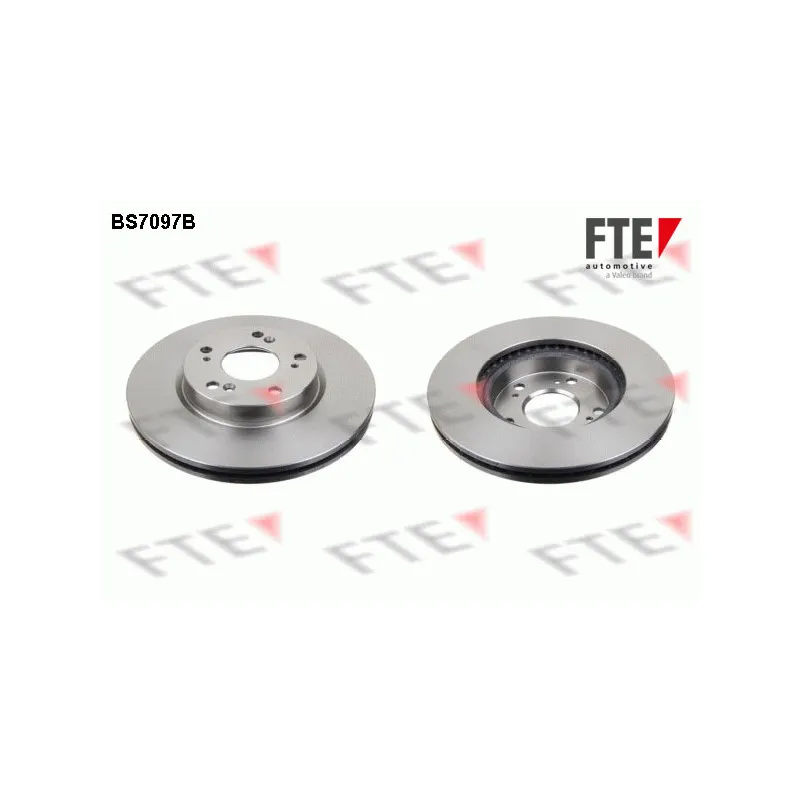 Jeu de 2 disques de frein avant FTE BS7097B