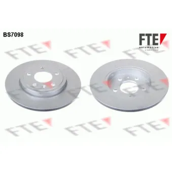 Jeu de 2 disques de frein arrière FTE BS7098