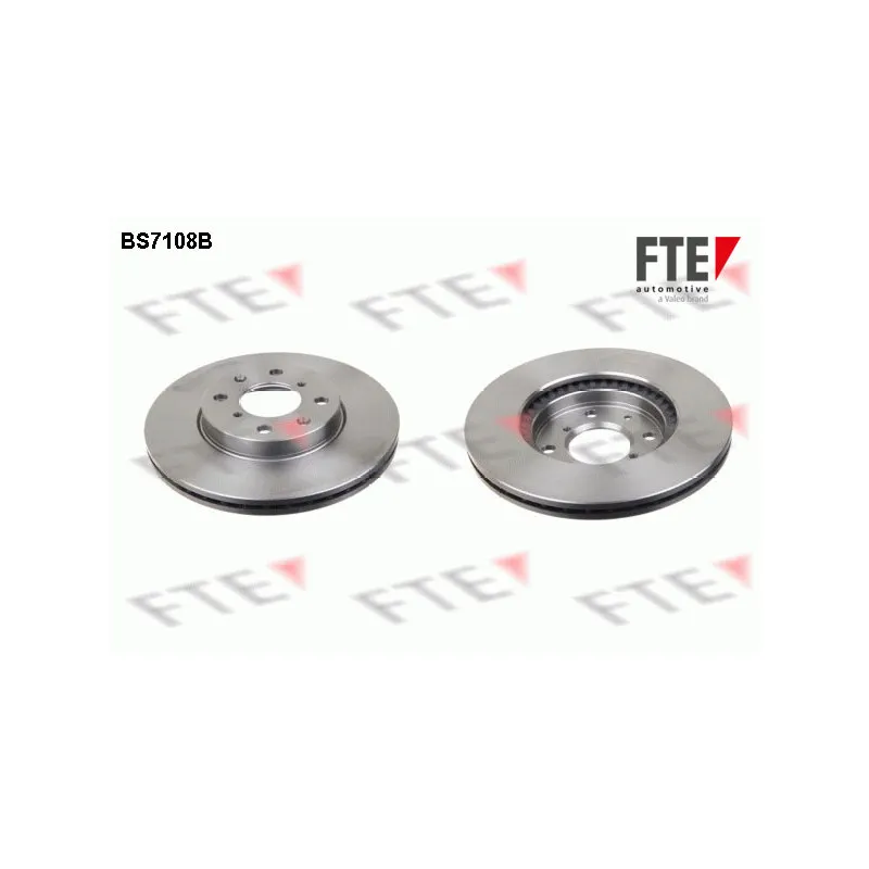 Jeu de 2 disques de frein avant FTE BS7108B