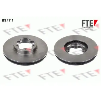 Jeu de 2 disques de frein avant FTE BS7111