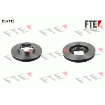 Jeu de 2 disques de frein avant FTE BS7112