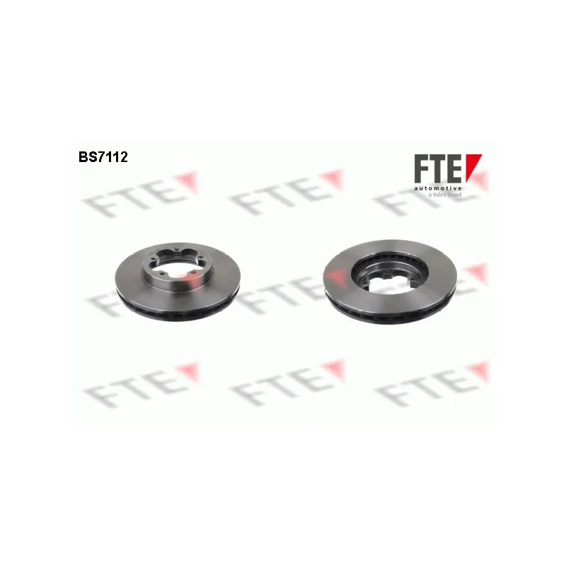 Jeu de 2 disques de frein avant FTE BS7112