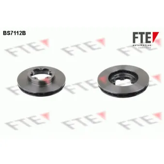 Jeu de 2 disques de frein avant FTE BS7112B
