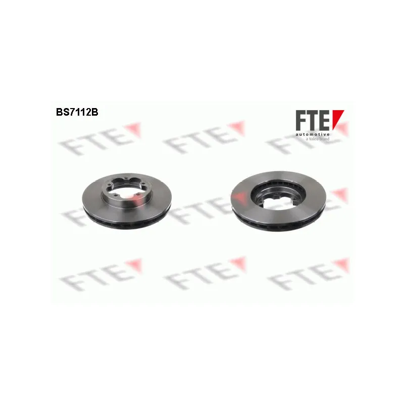 Jeu de 2 disques de frein avant FTE BS7112B