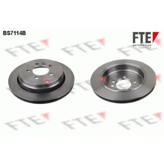 Jeu de 2 disques de frein arrière FTE BS7114B