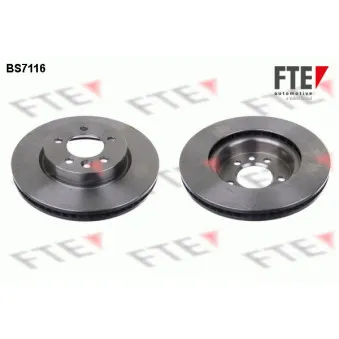 Jeu de 2 disques de frein avant FTE BS7116