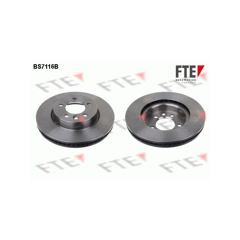 Jeu de 2 disques de frein avant FTE BS7116B