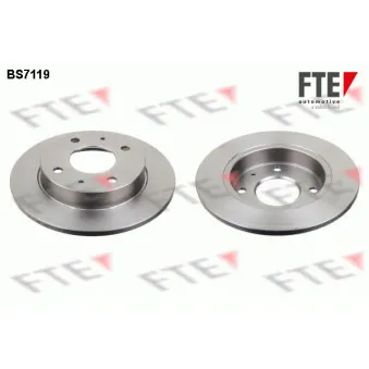 Jeu de 2 disques de frein arrière FTE BS7119