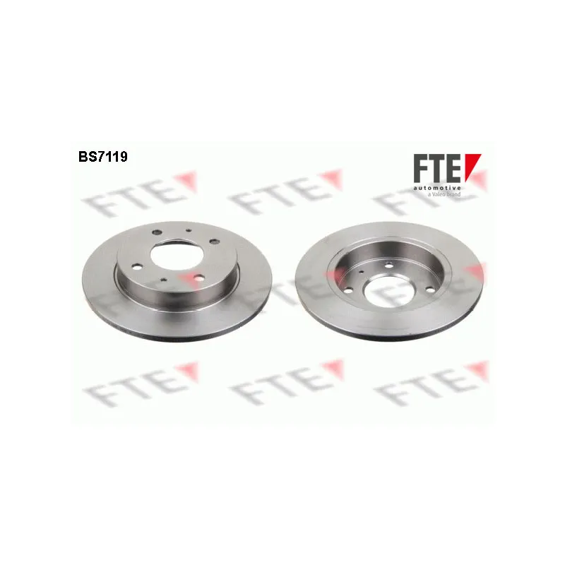Jeu de 2 disques de frein arrière FTE BS7119