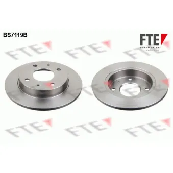 Jeu de 2 disques de frein arrière FTE BS7119B