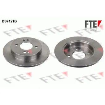 Jeu de 2 disques de frein arrière FTE BS7121B