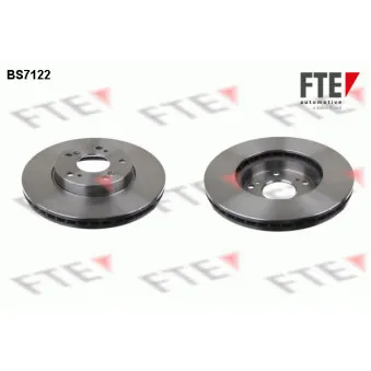 Jeu de 2 disques de frein avant FTE BS7122