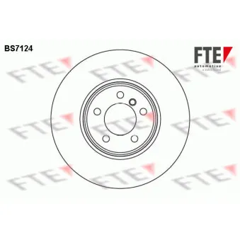 Jeu de 2 disques de frein avant FTE BS7124