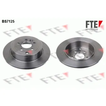 Jeu de 2 disques de frein arrière FTE BS7125