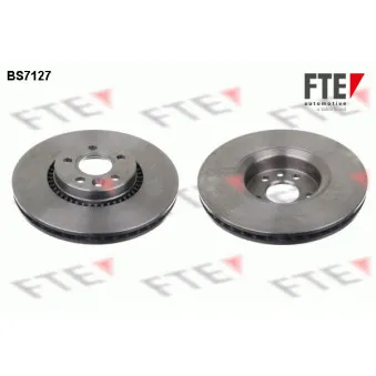 Jeu de 2 disques de frein avant FTE BS7127