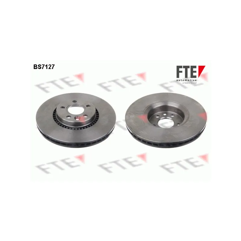 Jeu de 2 disques de frein avant FTE BS7127