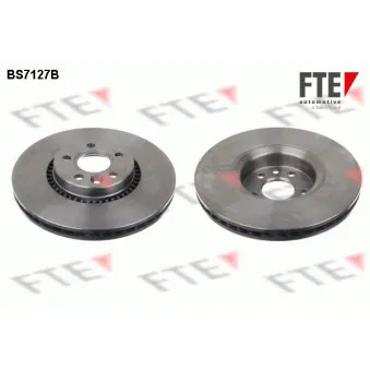 Jeu de 2 disques de frein avant FTE