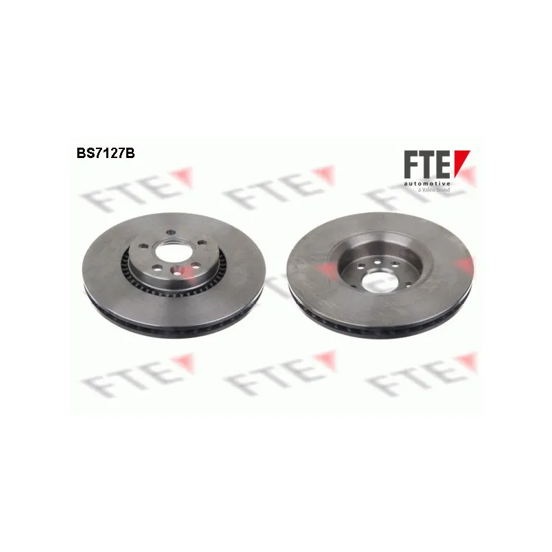 Jeu de 2 disques de frein avant FTE BS7127B