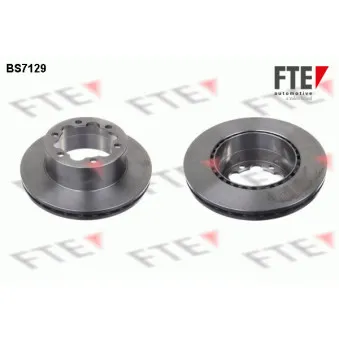 Jeu de 2 disques de frein arrière FTE BS7129