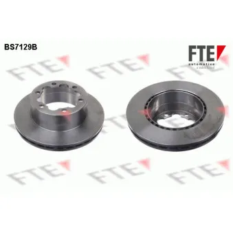Jeu de 2 disques de frein arrière FTE BS7129B