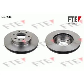Jeu de 2 disques de frein avant FTE BS7130